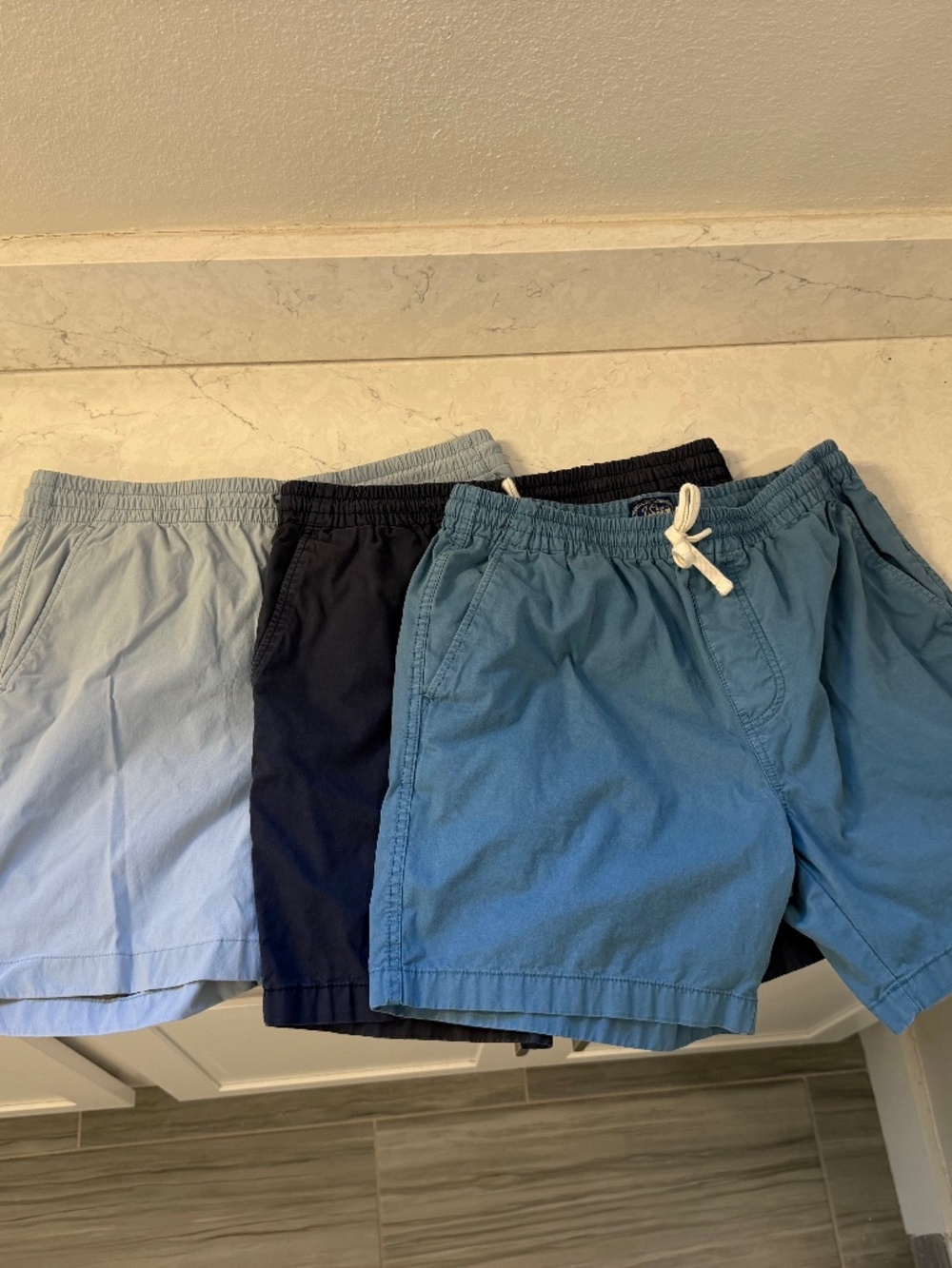 J. Crew Men's Shorts 3 Pairs Size Medium 6 Inch Inseam